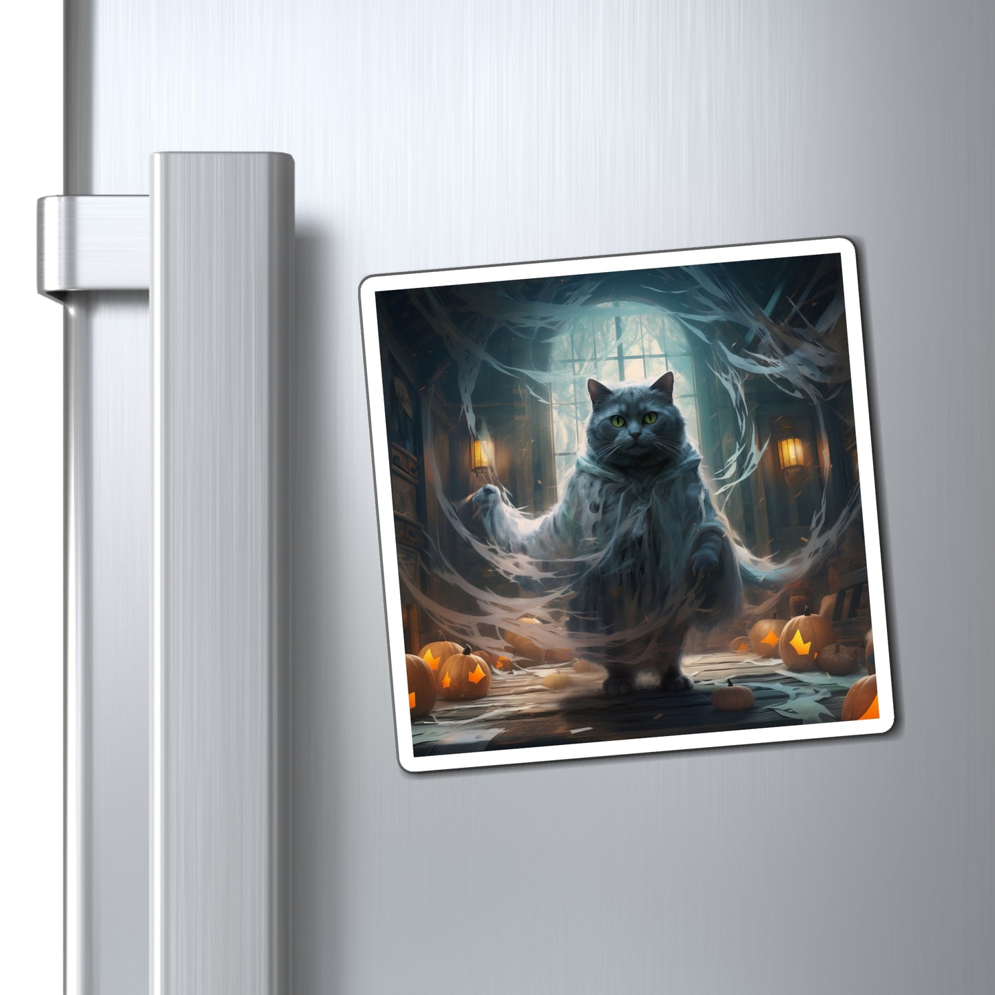 Magnets Ghost Costume Cat Halloween Kitchen Decor Refrigerator Magnet