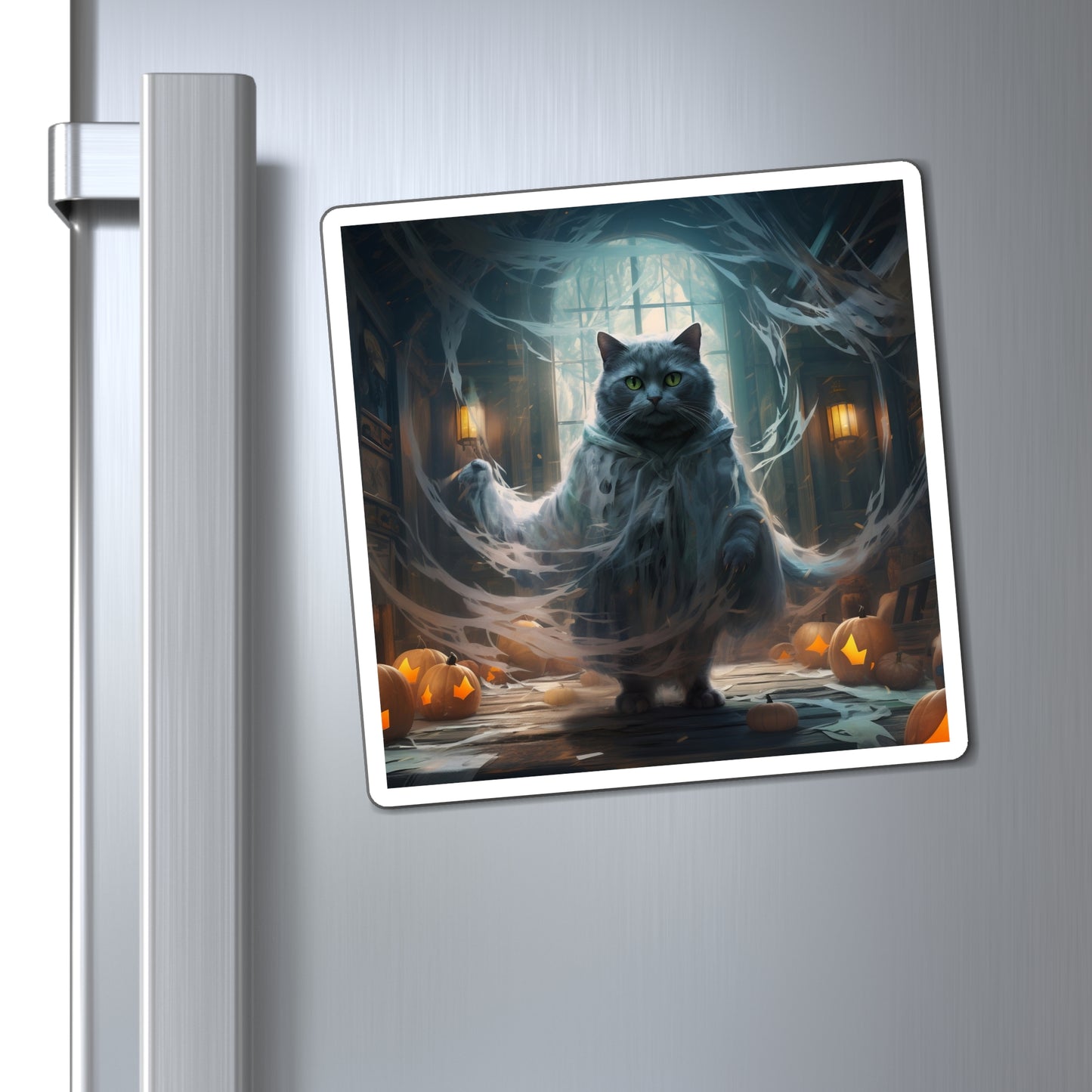 Magnets Ghost Costume Cat Halloween Kitchen Decor Refrigerator Magnet